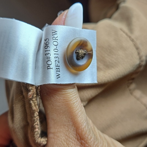 Faherty Wide Leg Pants in Brown - Picture 16 of 16